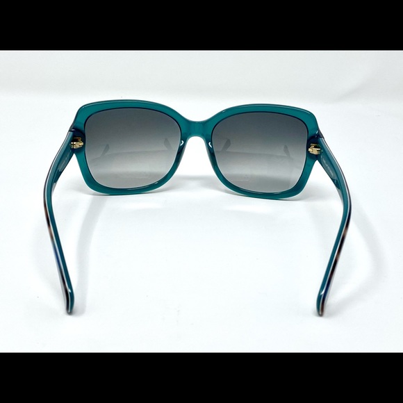 Diane Von Furstenberg DVF603S TallyAnne Emerald Sunglasses New - Picture 5 of 6